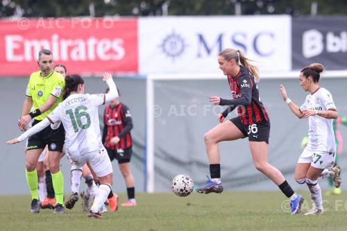 Ternana Women Luise Bo Strauss Milan Women Virginia Di Giammarino Peppino Vismara match between     Milan Women 3-0 Ternana Women Milano, Italy 