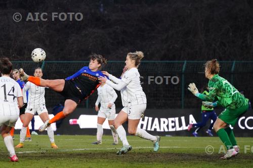 Inter Women Sophie Howard Como Women Astrid Gilardi Ferruccio Trabattoni match between    Como Women 2-3 Inter Women Seregno, Italy Goal 2-3 