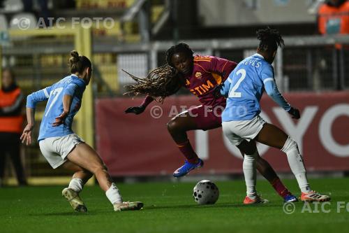 Lazio Women Rinsola Babajide Roma Carina Baltrip-Reyes Tre Fontane match between Roma Women 3-0 Lazio Women Roma, Italy 