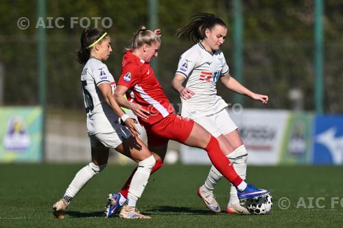 Lazio Women Zara Kramzar Como Women Malgorzata Mesjasz Mirko Fersini match between Lazio Women 1-1 Como Women Formello, Italy 