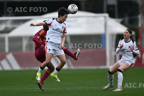 Milan Women Shukurat Oladipo Roma Women Sara Stokic Tre Fontane match between Roma Women 1-0 Milan Women Roma, Italy 