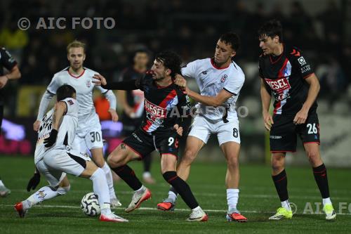 L.R. Vicenza Angelo Burruano Pro Vercelli Giulio Pellizzari Silvio Piola match between  Pro Vercelli 1-2 Vicenza Vercelli  Italy 