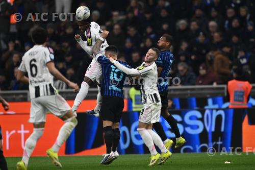 Juventus Lautaro Martinez Inter Teun Koopmeiners Italian championship 2025 2026 25°Day Giuseppe Meazza match between   Inter 3-2 Juventus 