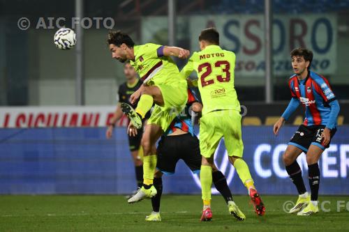 Trapani Andrei Motoc Trapani Fabio Ponsi Angelo Massimino match between  Catania 4-0 Trapani Catania, Italy 