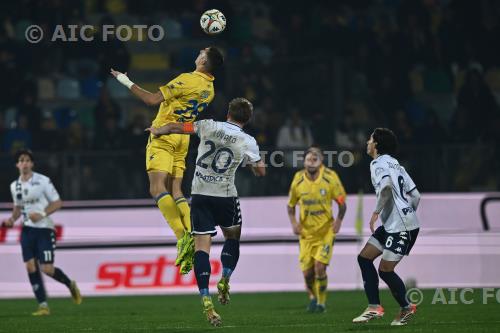 Frosinone Matteo Lovato Empoli Duccio Degli Innocenti Benito Stirpe match between Frosinone 2-2 Empoli Frosinone, Italy 