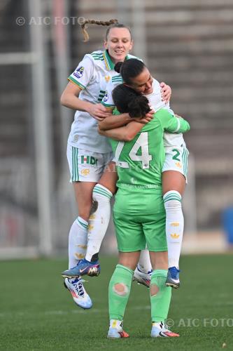 Roma Women Rachele Baldi Roma Women Annalena Rieke Arena Civica Gianni Brera match between Inter Women 0-1 Roma Women Milano, Italy 