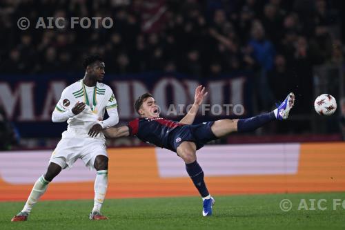 Bologna Evan N Dicka Roma 2026 Bologna, Italy 