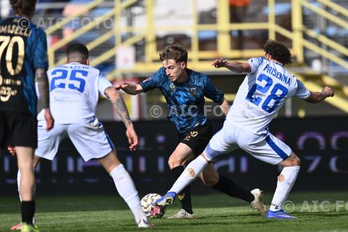 Siracusa Iacopo Lipani Latina Giulio Frisenna Domenico Francioni match between  Latina 2-1 Siracusa Latina, Italy 