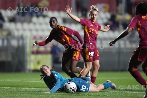 Fiorentina Women Shukurat Oladipo Roma Women Giada Greggi Tre Fontane match between Roma Women 1-1 Fiorentina Women Roma, Italy 