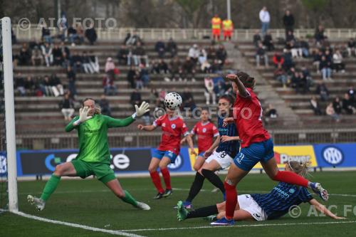 Napoli Women Katie Bowen Inter Women Cecilia Ran Runarsdottir Arena Civica Gianni Brera match between Inter Women 2-2 Napoli Women Milano, Italy 