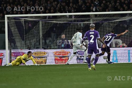 Fiorentina Yann Aurel Bisseck Inter Yann Sommer Artemio Franchi match between  Fiorentina 1-1 Inter Firenze, Italy Goal 1-1 