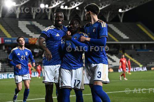 Italy U21 Davide Bartesaghi Italy U21 Michael Kayode Empoli, Italy 