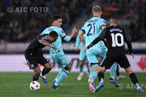 Aston Villa Nikola Moro Bologna Jens Odgaard Europa League 2025 2026 4° Final Renato Dall’Ara match between    Bologna 1-3 Aston Villa 