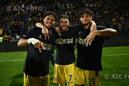 Frosinone Fares Ghedjemis Frosinone Jeremy Oyono Benito Stirpe match between Frosinone 5-0 Mantova Frosinone, Italy 