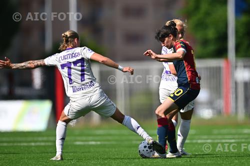 Fiorentina Women Norma Cinotti Genoa Women Sofie Bredgaard Sciorba match between    Genoa Women 2-3 Fiorentina Women Genova, Italy 