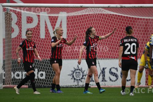 Milan Women Thea Kyvag Milan Eveline Kamczyk Peppino Vismara match between     Milan Women 3-1 Parma Women Milano, Italy 