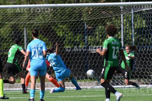 Napoli Women Davina Philtjens Sassuolo Women Noemi Benz Giuseppe Piccolo match between  Napoli Women 1-1 Sassuolo Women Napoli, Italy Goal 1-1 
