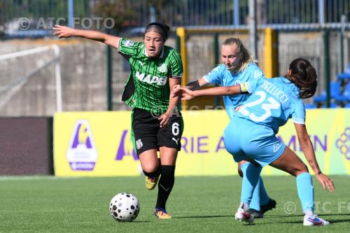 Sassuolo Women Elli Kainulainen Napoli Women Melissa Bellucci Giuseppe Piccolo match between  Napoli Women 1-1 Sassuolo Women Napoli, Italy 
