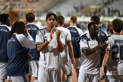 Italy Seydou Fini Italy Matteo Dagasso Pankritio match between  Grecia 0-1 Italy Heraklion, Grecia. 