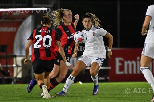 Milan Women Milicia Sonja Keijzer Milan Women Martyna Wiankowska Puma House of football match between     Milan Women 2-1 Como 1907 Women Milano, Italy 