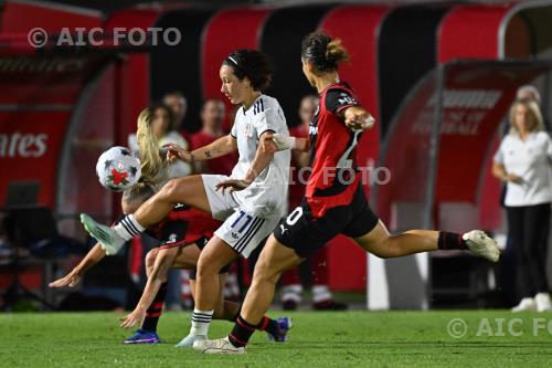 Como 1907 Women Milicia Sonja Keijzer Milan Women Angelica Soffia Puma House of football match between     Milan Women 2-1 Como 1907 Women Milano, Italy 