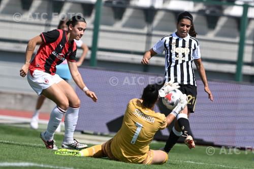 Juventus Women Sandra Estevez Milan Women Nadine Sorelli Vittorio Pozzo Lamarmora match between    Juventus Women 1-0 Milan Women Biella, Italy 