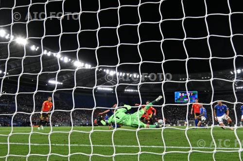 Belgium Alessandro Romano Italy Gianluigi Donnarumma Olimpic match between Italy 0-2 Belgium Roma, Italy 