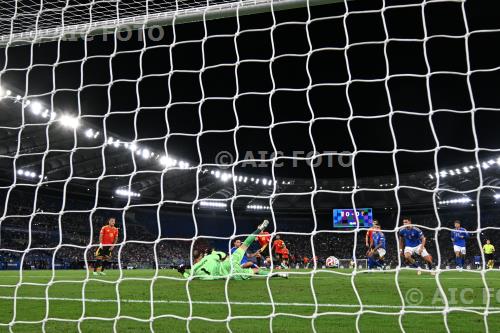 Belgium Alessandro Romano Italy Gianluigi Donnarumma Olimpic match between Italy 0-2 Belgium Roma, Italy 