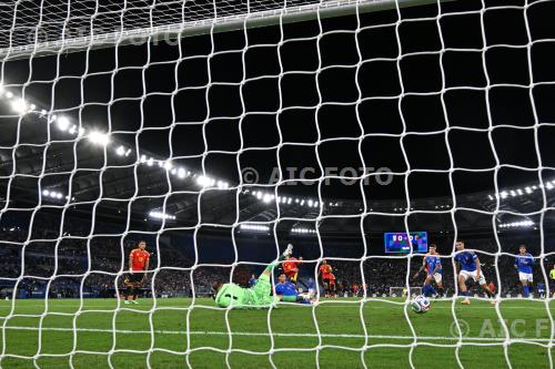 Belgium Alessandro Romano Italy Gianluigi Donnarumma Olimpic match between Italy 0-2 Belgium Roma, Italy 