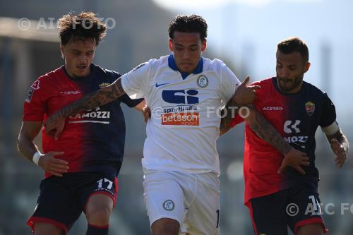 Lumezzane Alessio Vacca Folgore Caratese Mattia Rolando Tullio Saleri match between  Lumezzane 1-2 Folgore Caratese Lumezzane, Italy 