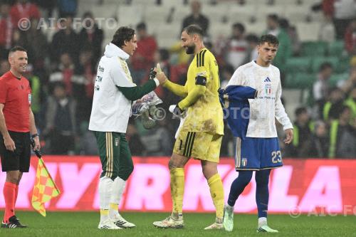 Italy Gianluigi Donnarumma Italy Sebastiano Esposito Ataturk match between Turkey 1-4 Italy Bursa, Turkey 
