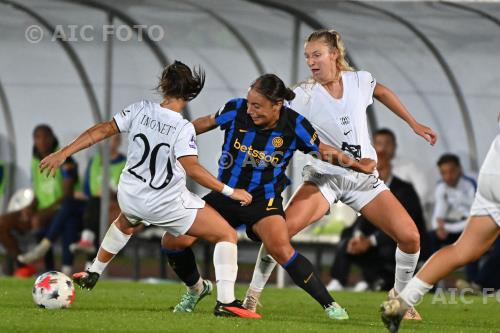 Como Women Haley Bugeja Inter Women Kaylie Joy Ronan Ferruccio Trabattoni match between    Como Women 0-2 Inter Women Seregno, Italy 
