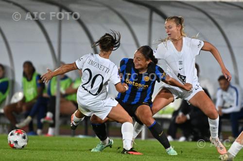 Como Women Haley Bugeja Inter Women Kaylie Joy Ronan Ferruccio Trabattoni match between    Como Women 0-2 Inter Women Seregno, Italy 
