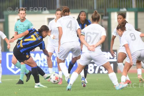 Inter Women Caroline Gram Napoli Women Elisha Sulola Italian championship 2026 2027  Femminile 4°Day Giuseppe Piccolo match between  Napoli Women 0-0 Inter  Women 