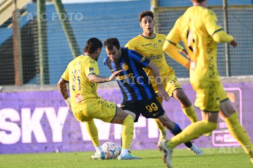 Scafatese Tommaso Fumagalli Inter U23 Vincenzo Guerra Brianteo match between  Inter U23  2-1 Scafatese Monza, Italy 