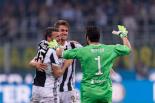Juventus Daniele Rugani Juventus Andrea Barzagli Giuseppe Meazza final match between Inter 2-3 Juventus Milano, Italy. Final Joy 