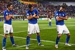 Italy Riccardo Orsolini Italy Patrick Cutrone Renato Dall Ara match between Italy 3-1 Spain Bologna, Italy. 