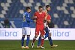 Italy Robert Lewandowski Poland Francesco Acerbi Mapei final match between Italy 2-0 Poland Reggio Emilia, Italy. 