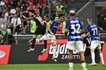 Milan Henrikh Mkhitaryan Inter Marcelo Brozovic Giuseppe Meazza match between   Milan 3-2 Inter Milano, Italy 