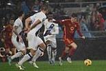 Roma Denzel Dumfries Inter Hakan Calhanoglu Olimpic match between    Roma 2-4 Inter Roma, Italy 