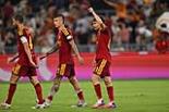Roma Gianluca Mancini Roma Bryan Cristante Olimpic match between   Roma 4-0 Fiorentina Roma, Italy 